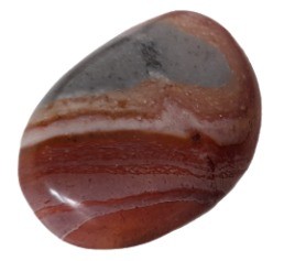 Gekleurde jaspis enkel wit 1