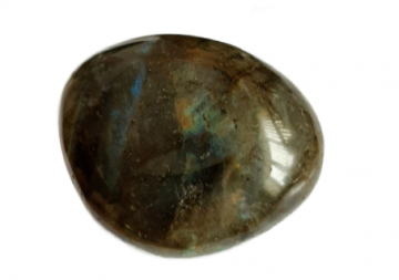 Labradoriet steen met as compartiment