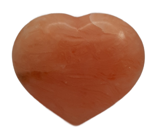 Perzik calciet hart - mini urn