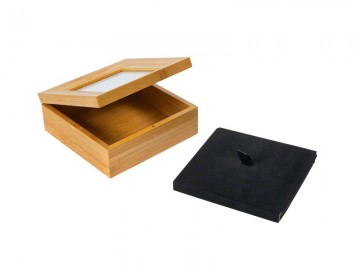 Bamboe urn met fotolijst 0,6 liter