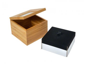 Bamboe urn bewaarplank