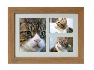 Fotolijst frame met urn in Wit, Eik, Walnoot en Tin