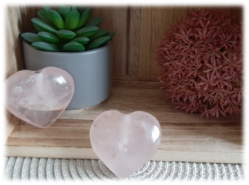 Rozenkwarts hart trooststeen