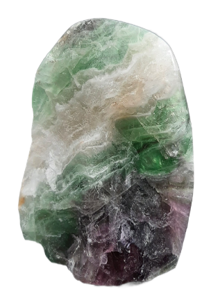 Edelsteen Fluoriet met ruimte voor as