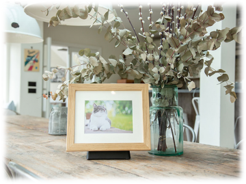 Fotolijst met urn in standaard 4,0 liter